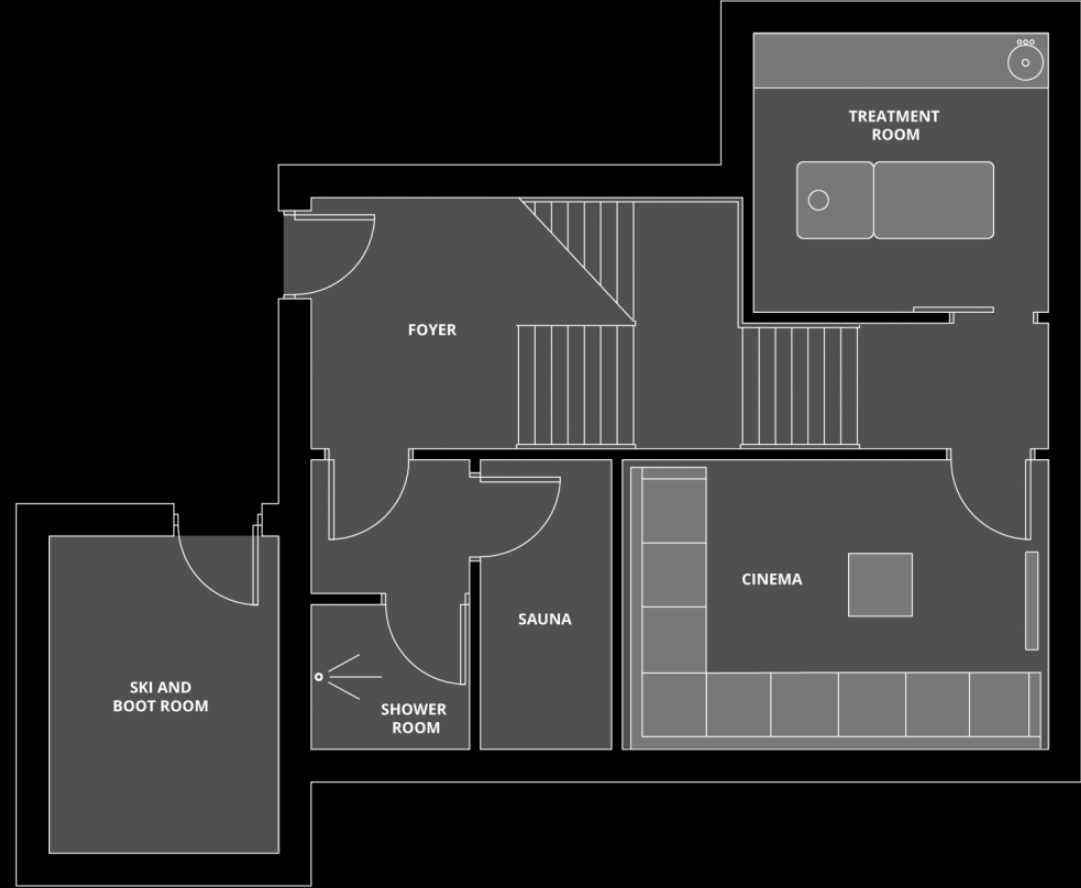 Chalet 46, Morzine floorplan - The Chalet Edit