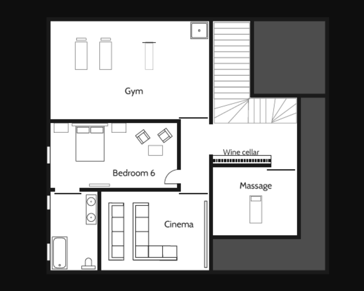 Chalet Amazonia, Chamonix floorplan - The Chalet Edit