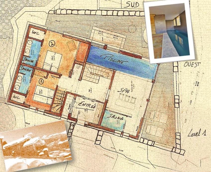 Le Chalet, St Martin de Belleville floorplan - The Chalet Edit