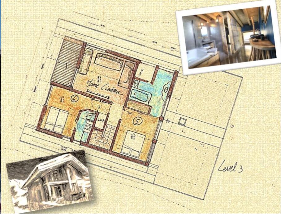 Le Chalet, St Martin de Belleville floorplan - The Chalet Edit