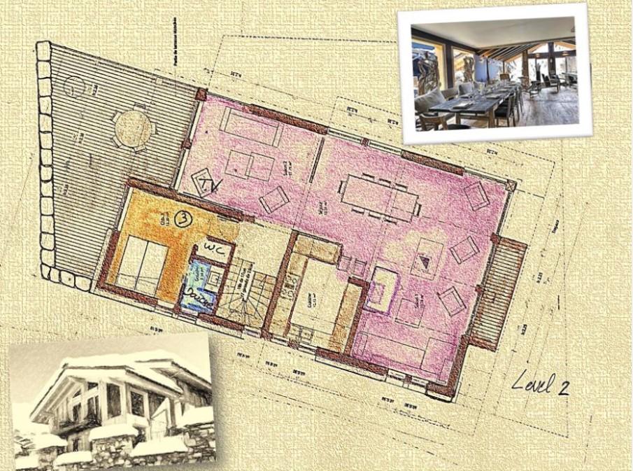 Le Chalet, St Martin de Belleville floorplan - The Chalet Edit