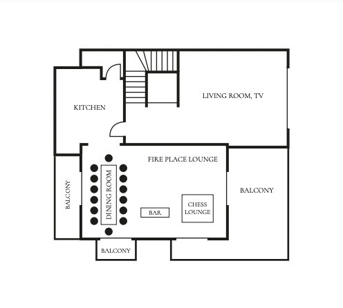 Chalet Pearl, Courchevel 1850, France floorplan - The Chalet Edit