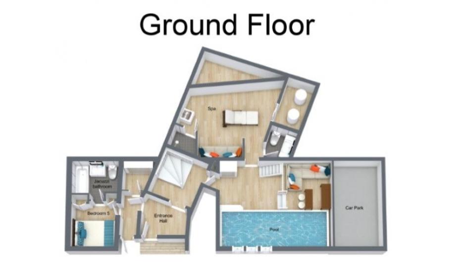 Chalet Le Namaste, Courchevel 1850, France floorplan - The Chalet Edit