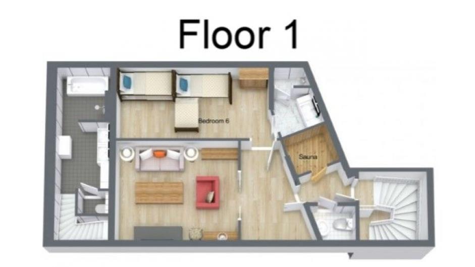 Chalet Le Namaste, Courchevel 1850, France floorplan - The Chalet Edit