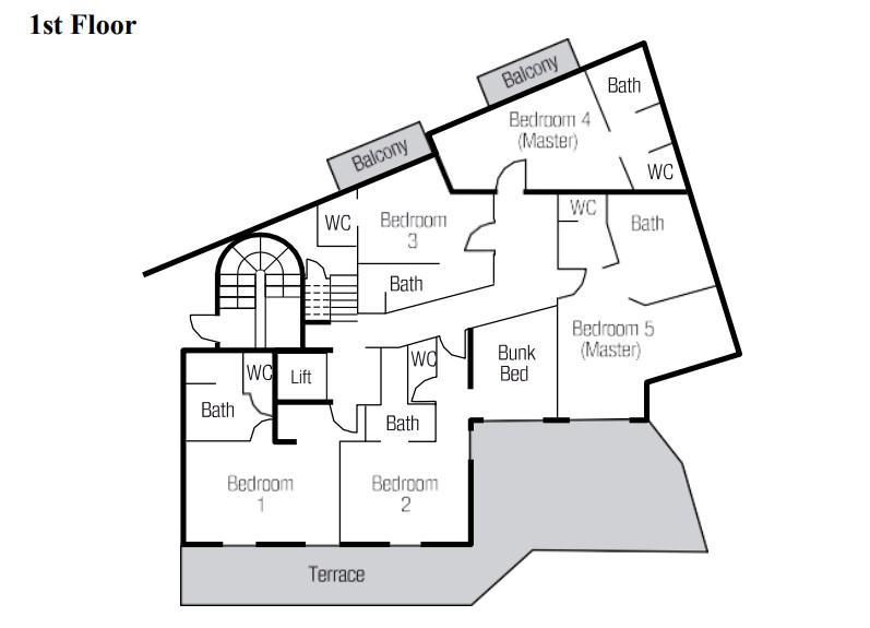 Chalet Lhotse, Val d’Isere, France floorplan - The Chalet Edit