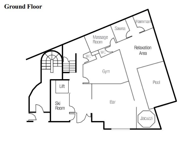Chalet Lhotse, Val d’Isere, France floorplan - The Chalet Edit