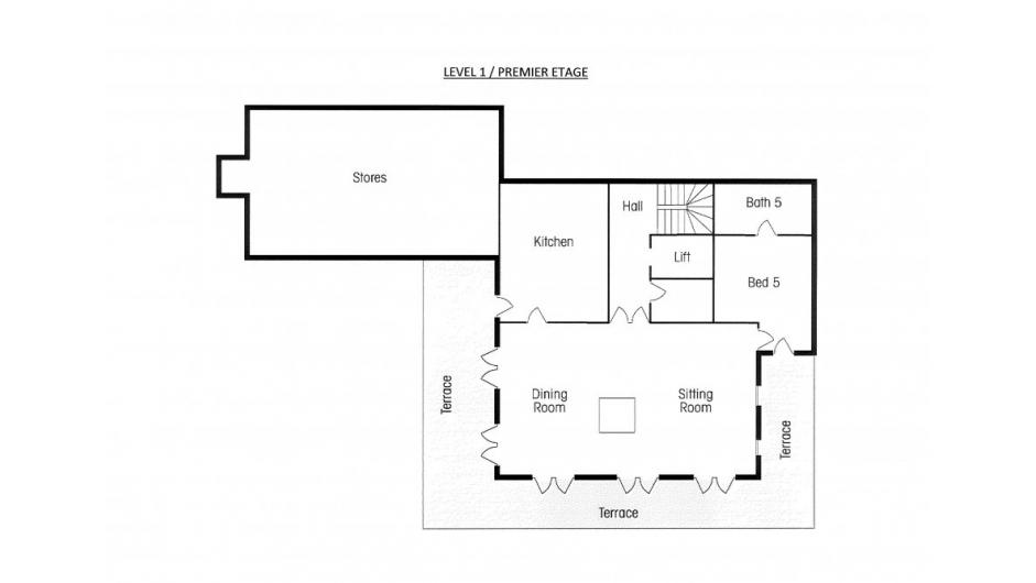 Shemshak Lodge,  Courchevel 1850, France floorplan - The Chalet Edit