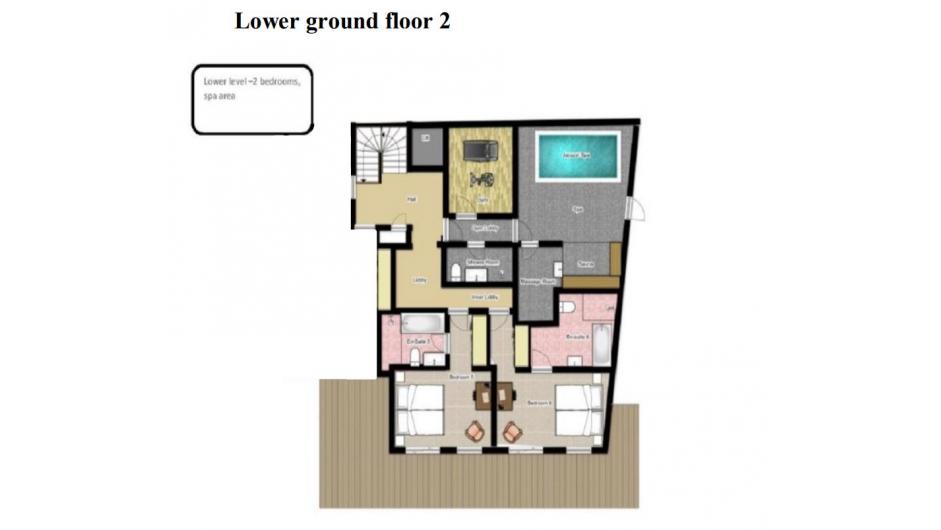 Chalet Le Grenier, Meribel, France floorplan - The Chalet Edit