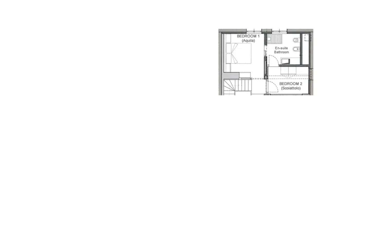 Chalet Doss, Madonna Di Campiglio floorplan - The Chalet Edit