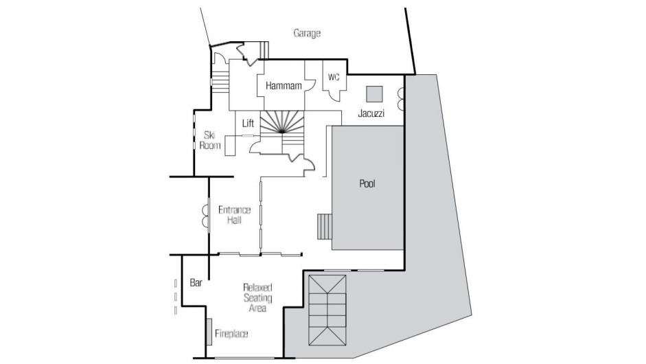 Chalet Marco Polo, Val d'Isere, France floorplan - The Chalet Edit