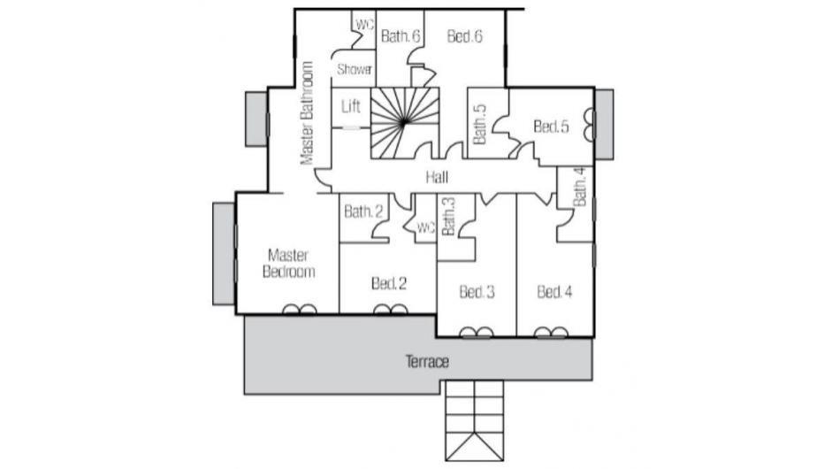 Chalet Marco Polo, Val d'Isere, France floorplan - The Chalet Edit
