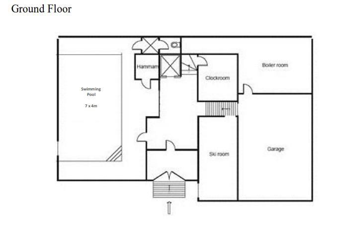 Chalet Le Rocher, Val d’Isere, France floorplan - The Chalet Edit