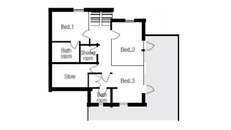 Chalet Chopine, Meribel, France floorplan - The Chalet Edit