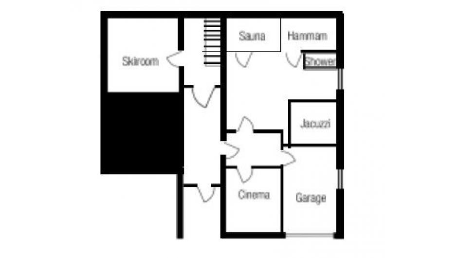 Chalet Chopine, Meribel, France floorplan - The Chalet Edit