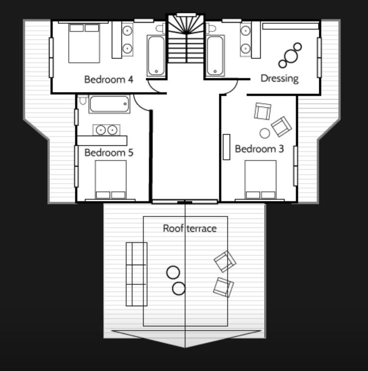 Chalet Dalmore, Chamonix, France floorplan - The Chalet Edit