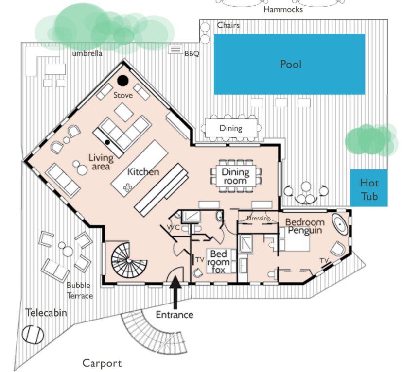 Chalet Couttet, Chamonix, France floorplan - The Chalet Edit