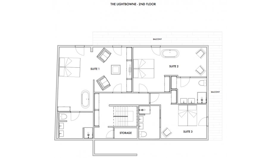 Chalet Lightbowne, Meribel , France floorplan - The Chalet Edit
