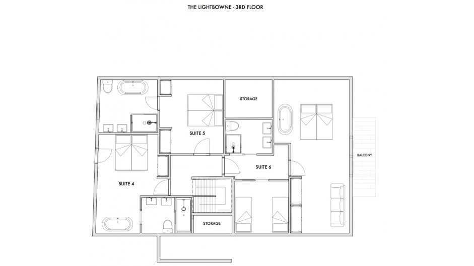 Chalet Lightbowne, Meribel , France floorplan - The Chalet Edit