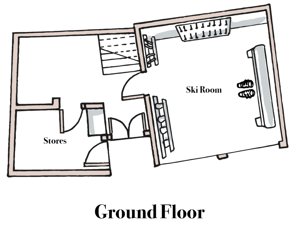 Chalet Bouquetin, Morzine, France floorplan - The Chalet Edit