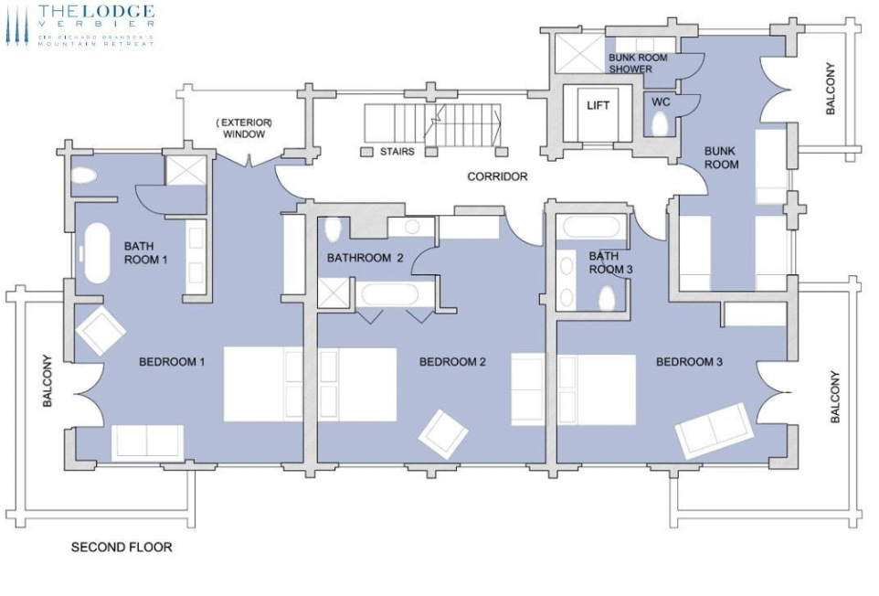 The Lodge, Verbier, Switzerland floorplan - The Chalet Edit