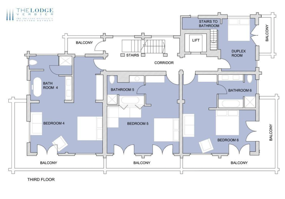 The Lodge, Verbier, Switzerland floorplan - The Chalet Edit