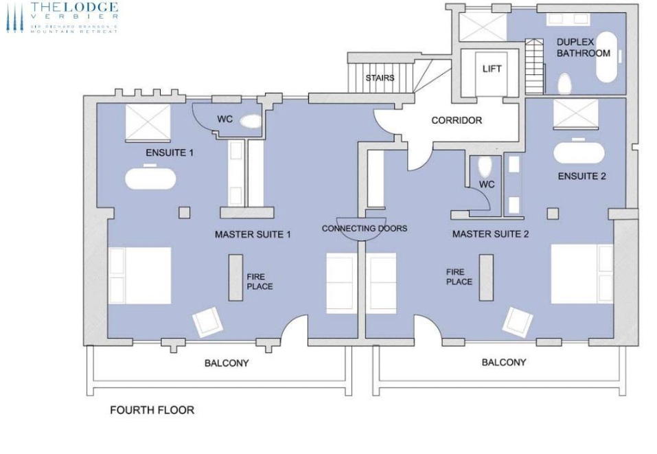 The Lodge, Verbier, Switzerland floorplan - The Chalet Edit