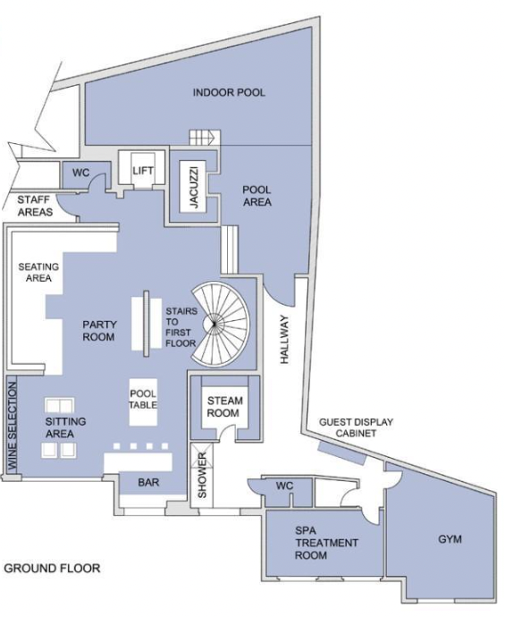 The Lodge, Verbier, Switzerland floorplan - The Chalet Edit