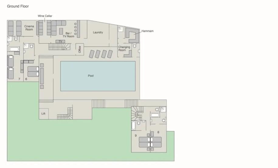 Chalet Chouqui, Verbier, Switzerland floorplan - The Chalet Edit