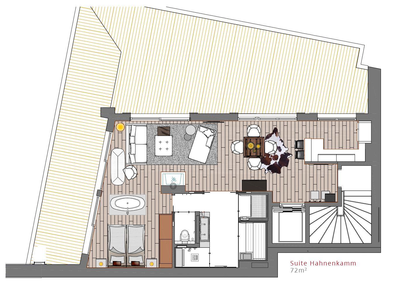 Hahnenkamm Lodge, Kitzbuhel floorplan - The Chalet Edit
