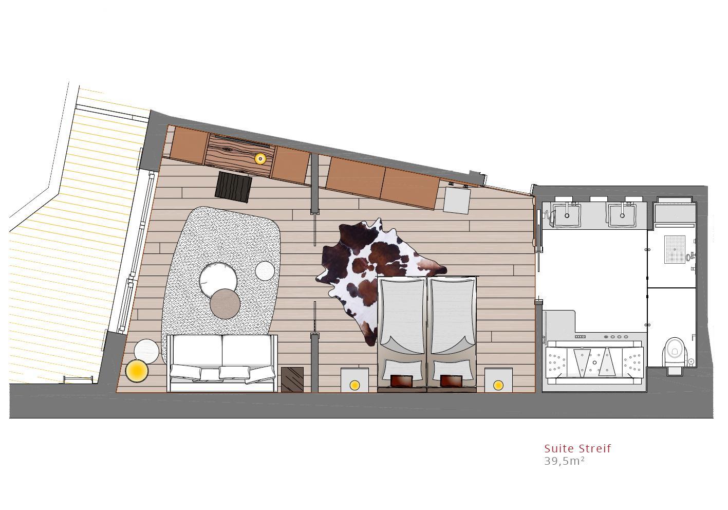 Hahnenkamm Lodge, Kitzbuhel floorplan - The Chalet Edit