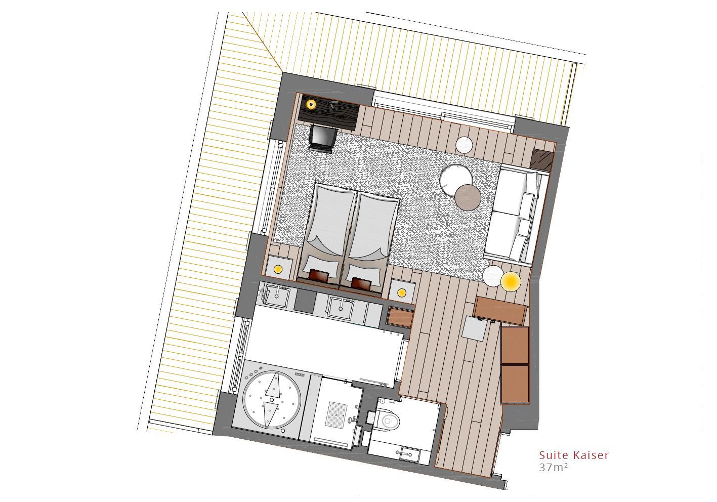 Hahnenkamm Lodge, Kitzbuhel floorplan - The Chalet Edit