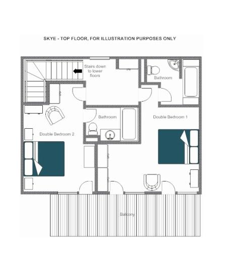 Chalet Skye, Verbier, Switzerland floorplan - The Chalet Edit