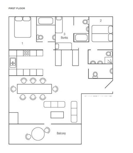 Chalet Plein Soleil, Verbier floorplan - The Chalet Edit