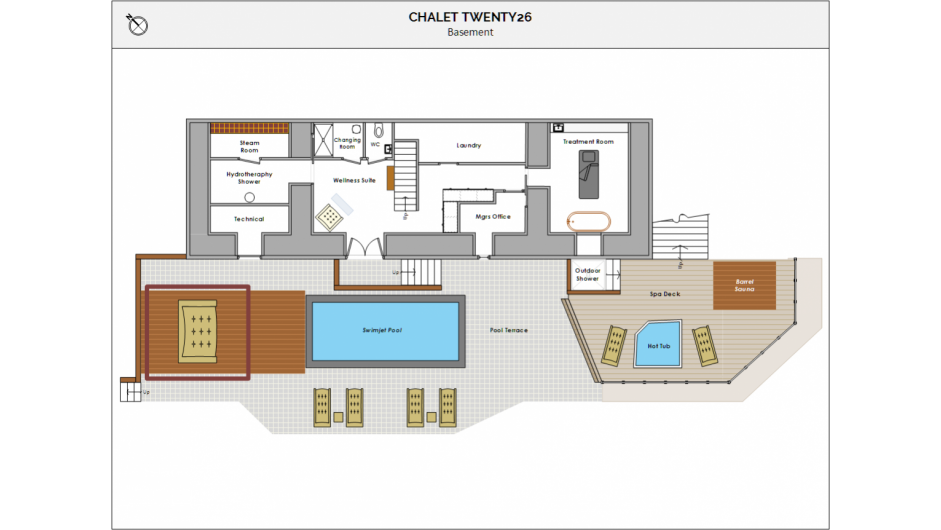 Chalet Twenty26, Morzine floorplan - The Chalet Edit