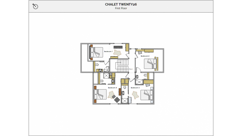 Chalet Twenty26, Morzine floorplan - The Chalet Edit