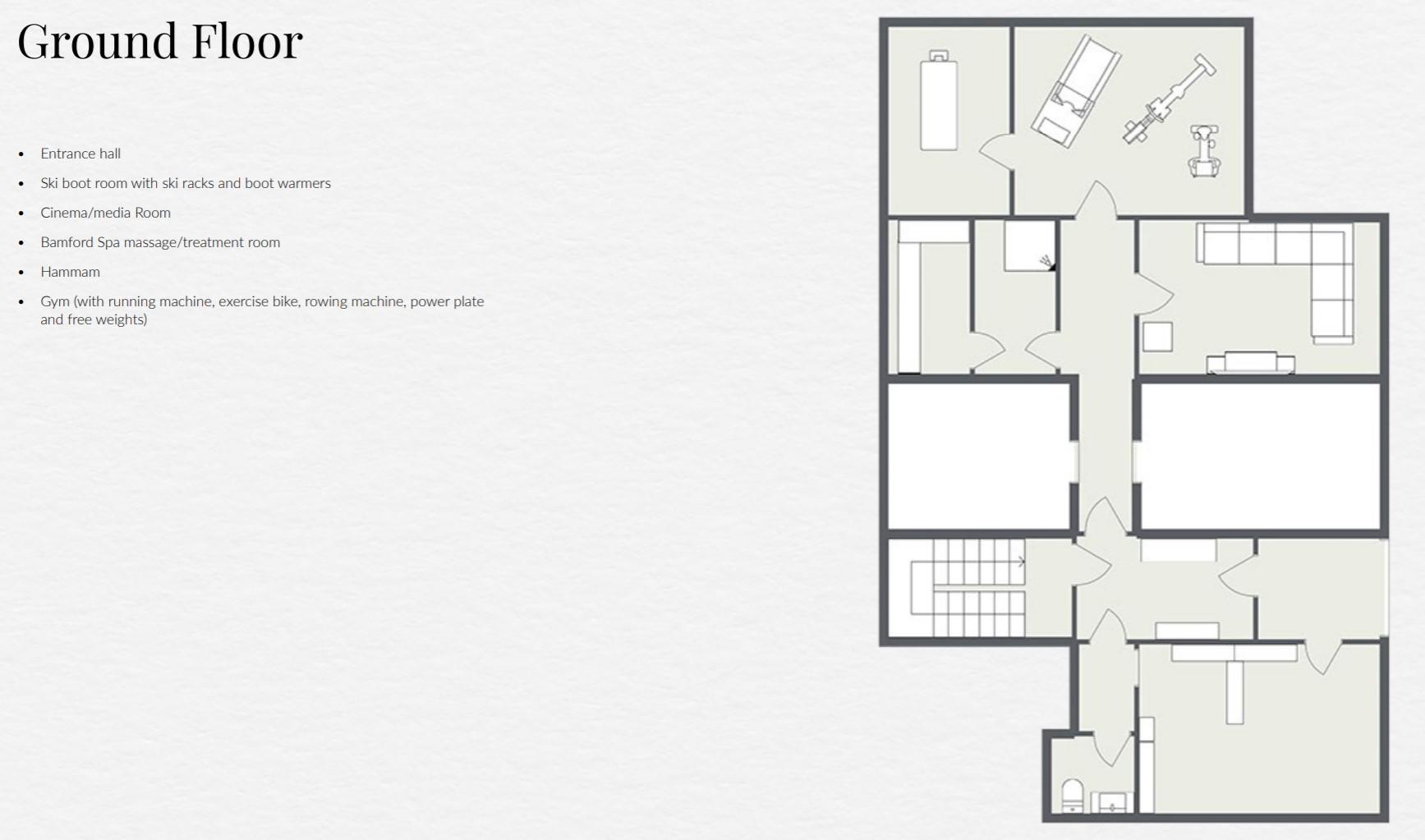 Chalet Pont Du Cam, Meribel floorplan - The Chalet Edit
