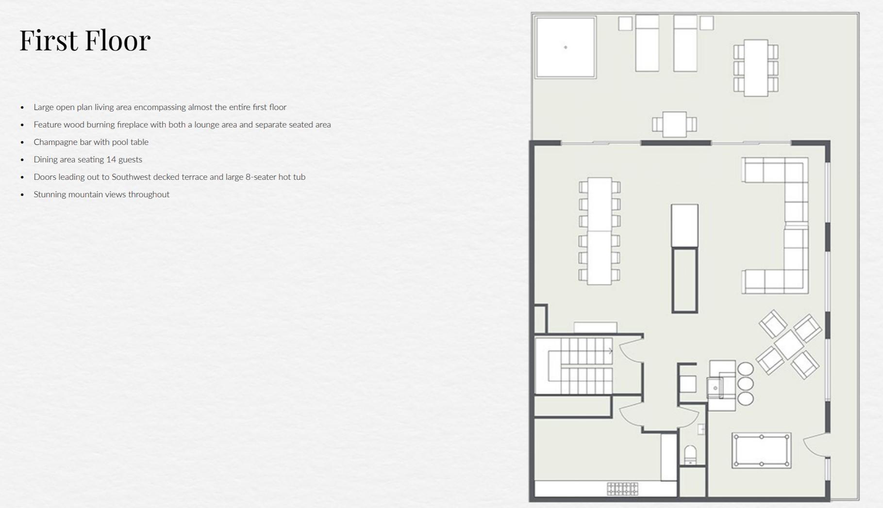 Chalet Pont Du Cam, Meribel floorplan - The Chalet Edit