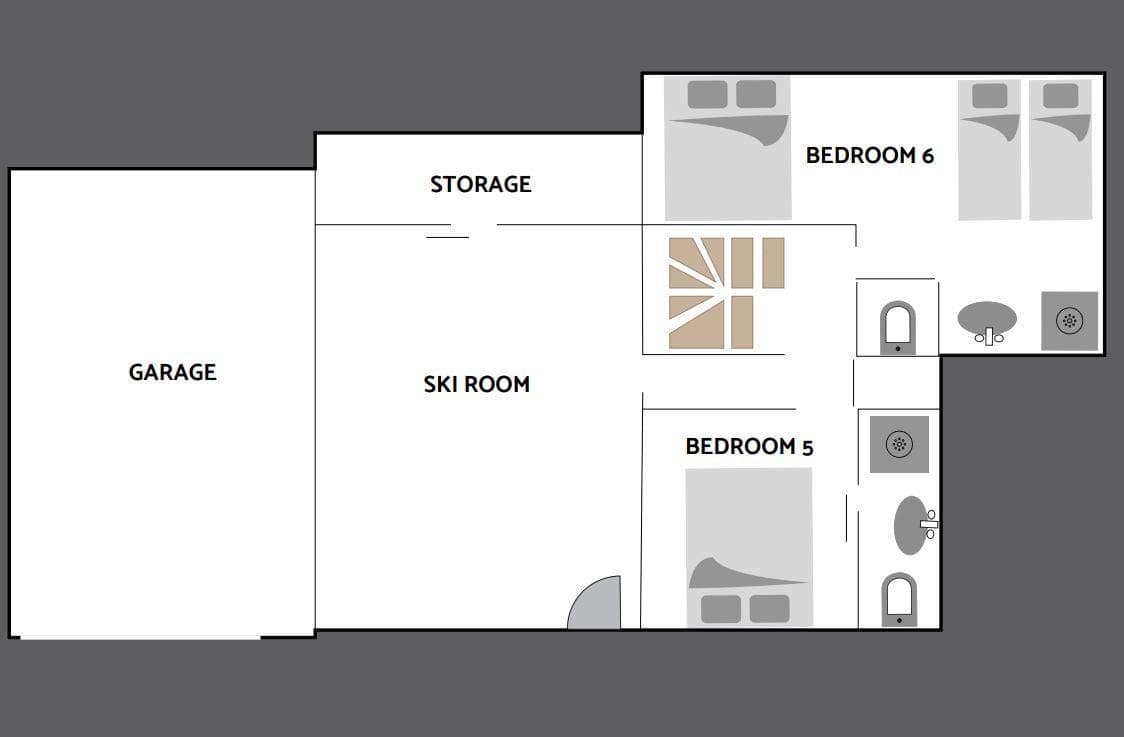 Chalet Terre, chamonix floorplan - The Chalet Edit