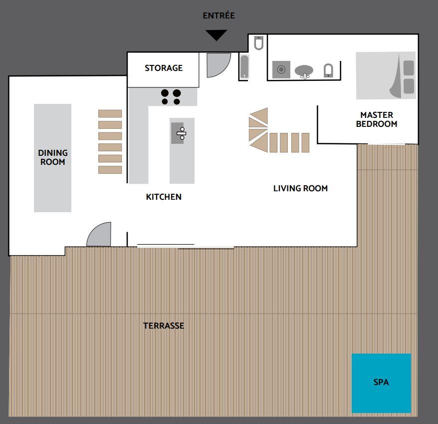 Chalet Terre, chamonix floorplan - The Chalet Edit
