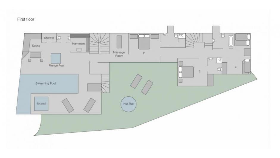Chalet Nyumba, Verbier floorplan - The Chalet Edit