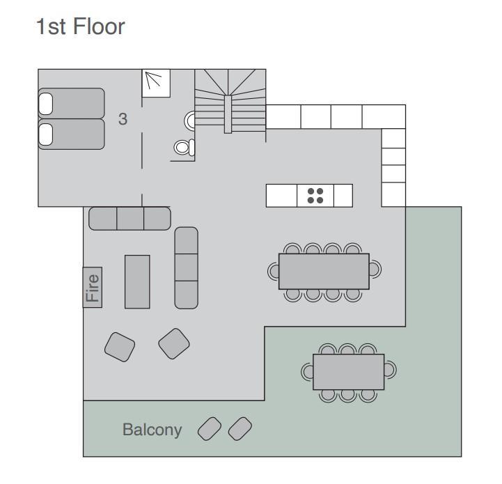 Chalet Rock, Verbier floorplan - The Chalet Edit
