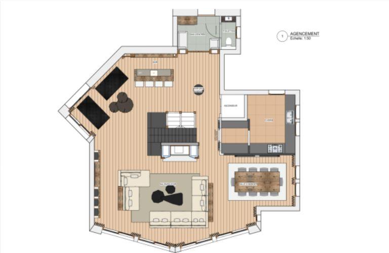 Chalet Razzie, Courchevel 1850 floorplan - The Chalet Edit