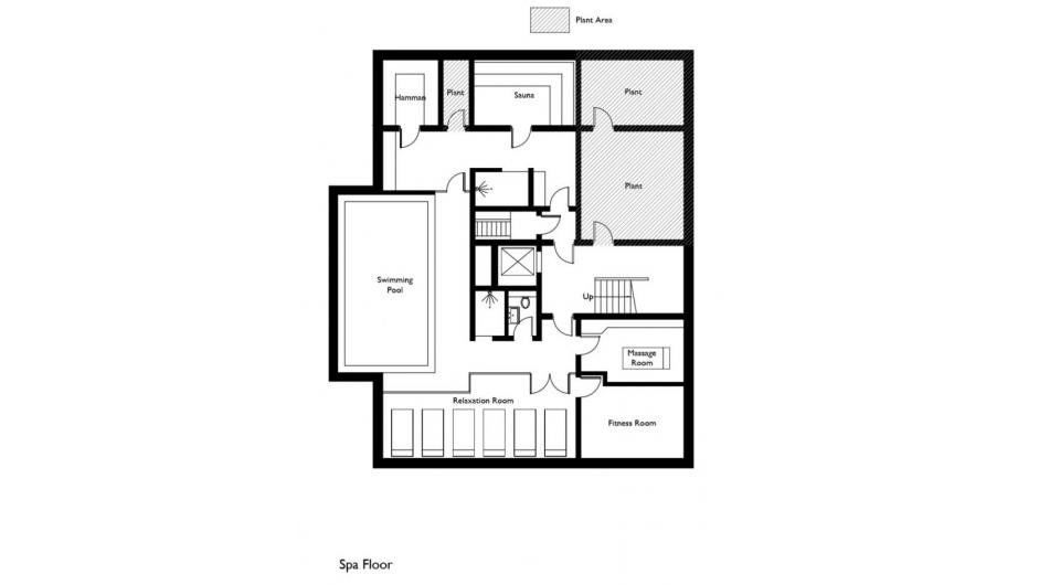 Chalet Eden Rock, St Anton floorplan - The Chalet Edit