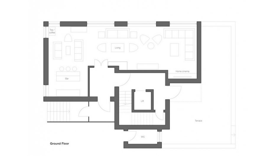 Chalet Montfort, St Anthon floorplan - The Chalet Edit