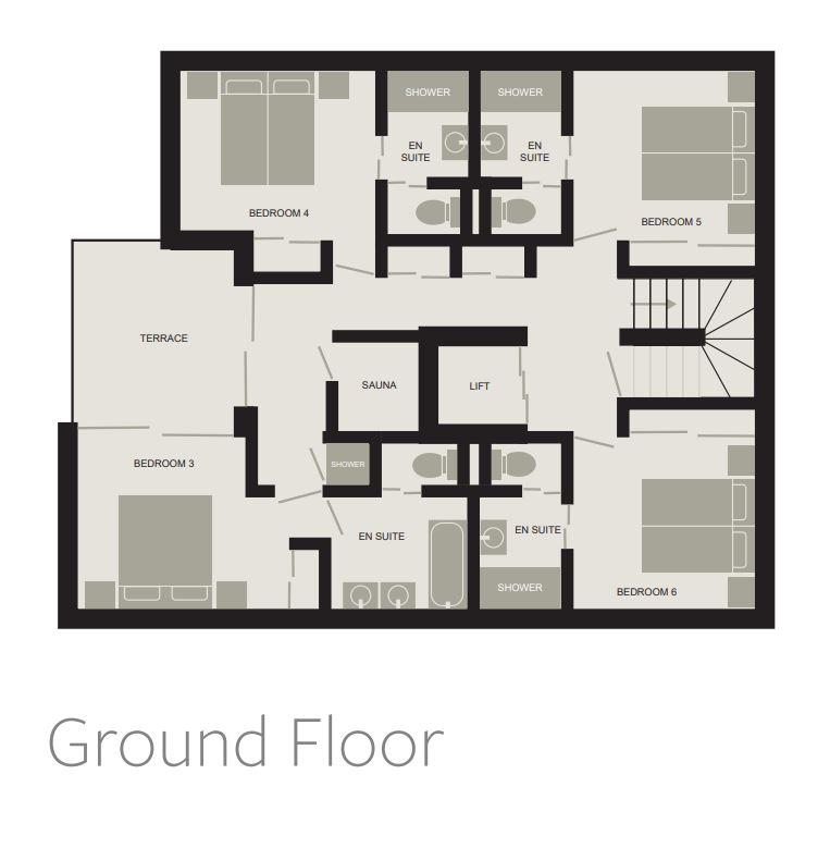 Chalet Chez Bugi, St Martin De Belleville floorplan - The Chalet Edit