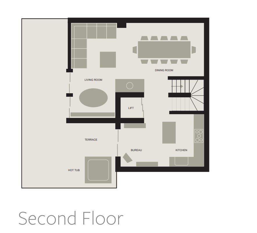 Chalet Chez Bugi, St Martin De Belleville floorplan - The Chalet Edit