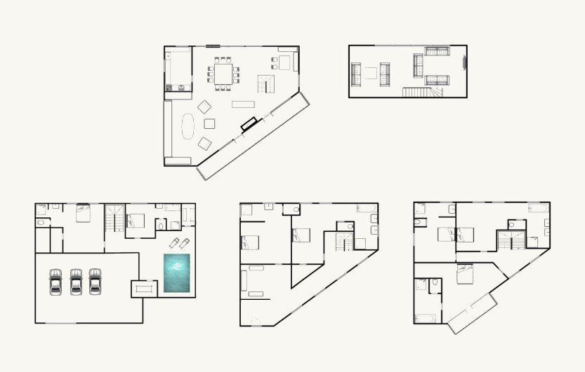 Chalet Daria, Val D'isere floorplan - The Chalet Edit