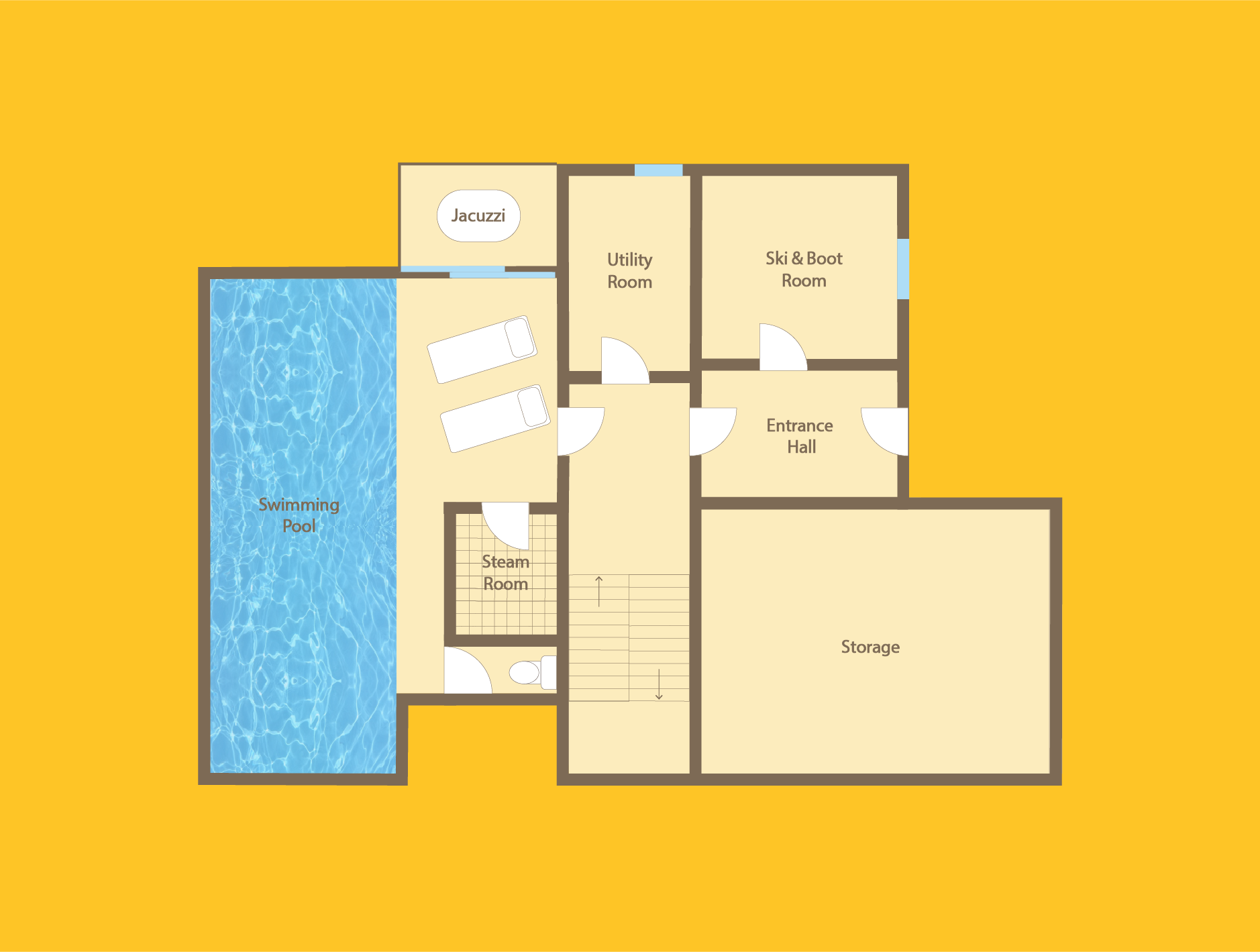 Chalet Valambrun, Les Gets floorplan - The Chalet Edit