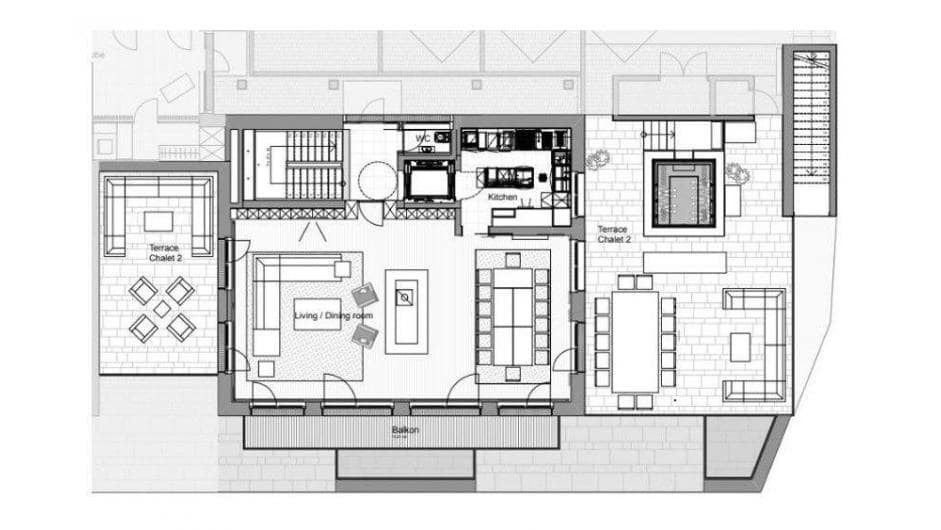 Arula Chalet 2, Lech floorplan - The Chalet Edit