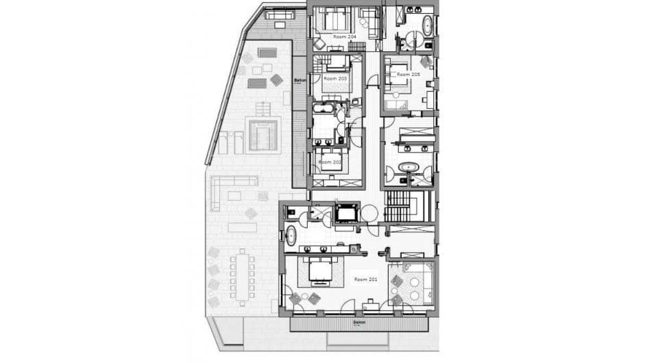 Arula Chalet 1, Lech floorplan - The Chalet Edit